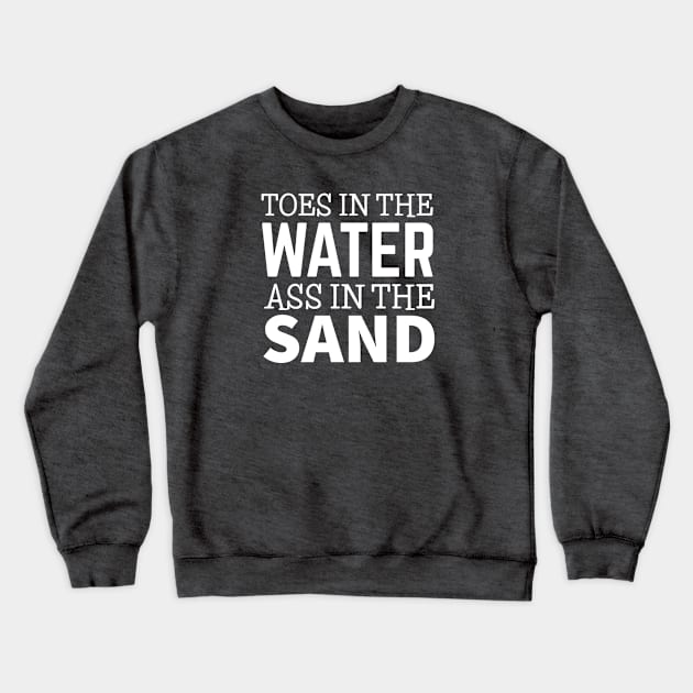 FUNNY-BEACH Crewneck Sweatshirt by DB Teez and More